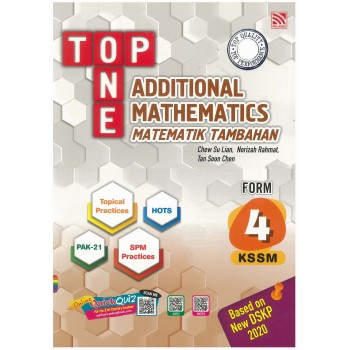 Top One KSSM 2020 Additional Mathematics Tingkatan 4