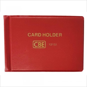 CBE 12132 PVC Name Card Holder - Red