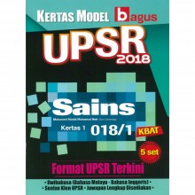 Kertas Model UPSR 2018 Sains Kertas 1 018/1 KBAT