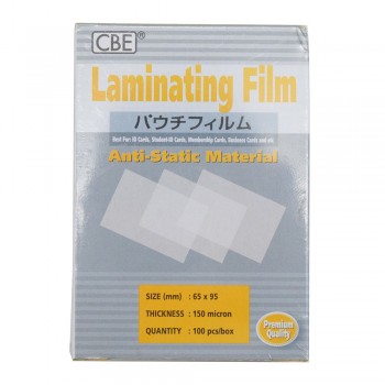 CBE 65 X 95 - 150micron Laminating Film 