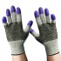 Jackson Safety* G60 Purple Nitrile Cut Resistant Level 3 Gloves - M, 12 pairs