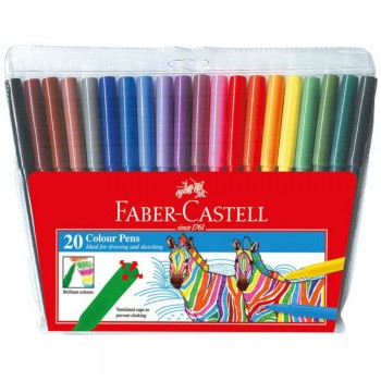 Faber Castell 20 Colour Pens 154320