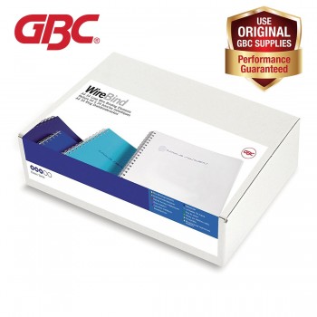 GBC WireBind 34 Loops - 6mm, A4, 55 Sheets, White