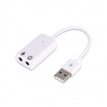 USB 2.0 to Audio & Microphone Adapter