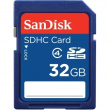 SanDisk Class4 SDHC Memory Card - 32GB (Item: SDSDB-032G-B35)
