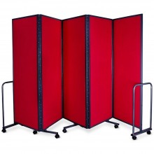 WP-LB5-V01 LAMBO PANELS RED - Panel Size :61cm x 180cm x 5Panels | Folded size : 68 x 194x 54CM | Open Length : 310cm (Item No : G05-154)