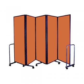 WP-LB5-V06 LAMBO PANELS Brown - Panel Size :61cm x 180cm x 5Panels | Folded size : 68 x 194x 54CM | Open Length : 310cm (Item No : G05-159)
