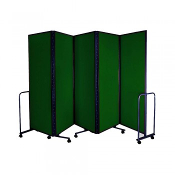 WP-LB5-V08 LAMBO PANELS D.Green - Panel Size :61cm x 180cm x 5Panels | Folded size : 68 x 194x 54CM | Open Length : 310cm (Item No : G05-161)