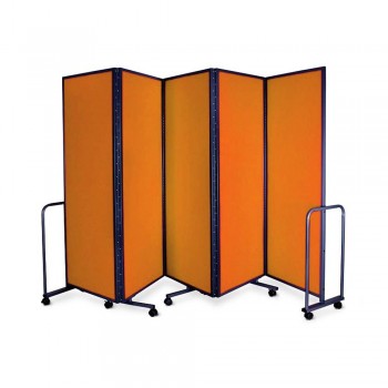 WP-LB5-V09 LAMBO PANELS Orange - Panel Size :61cm x 180cm x 5Panels | Folded size : 68 x 194x 54CM | Open Length : 310cm (Item No : G05-162)