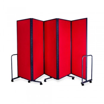 WP-LB7-V01 LAMBO PANELS RED - Panel Size :61cm x 180cm x 7Panels | Folded size : 68 x 194x 54CM | Open Length : 432cm (Item No : G05-163)