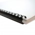 M-Bind Plastic Binding Comb - 6mm x 21 Ring, 100pcs/box, Black