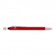Faber Castell Oriental Red Rose Gold Ball Pen with Stylus