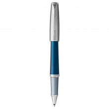 Parker Urban Premium Silver Blue Rollerball Pen
