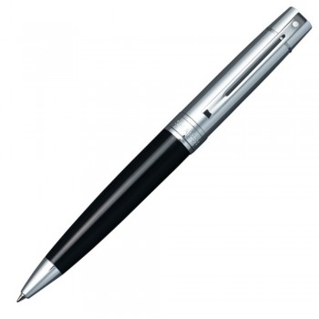 Sheaffer 300 Ballpoint Pen Glossy Black with Chrome Plate Trim