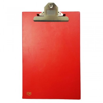 CBE 1496 PVC Jumbo-Clip Board (FC)-red