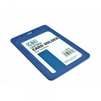CBE Leather Card Holder 3318 - Blue (Single Sided) (Item no: B10-42 BL) A1R3B64