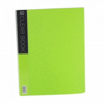 CBE Merry Colour Clear Book VK20 A4 GREEN ( ITEM NO : B10 54 G )
