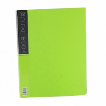 CBE Merry Colour Clear Book VK30 A4 GREEN ( ITEM NO : B10 55 G )