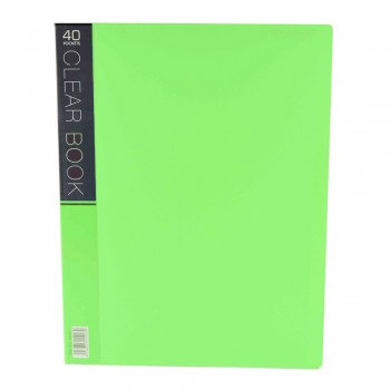 CBE Merry Colour Clear Book VK40 A4 - Green (Item No: B10-56 G) A1R5B27