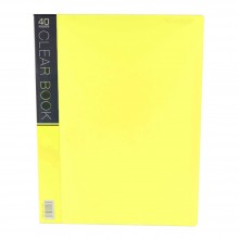 CBE Merry Colour Clear Book VK40 A4 - Yellow (Item No: B10-56 Y) A1R5B27