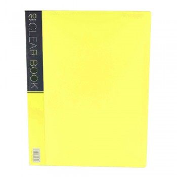 CBE Merry Colour Clear Book VK40 A4 - Yellow (Item No: B10-56 Y) A1R5B27