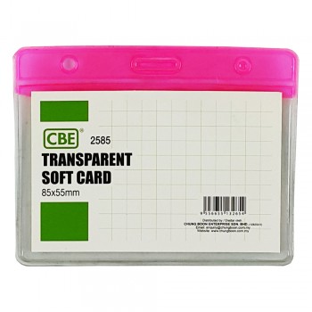 CBE 2585 Transparent Soft Card - Pink