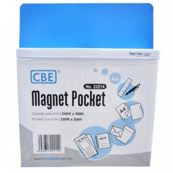 CBE Magnet Pocket 22214 A4 - Blue (Item No: B10-185L) A1R3B130