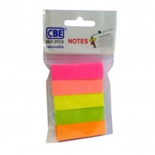 CBE 14040 Neon Color Sticky Flags (50mm x 15mm)