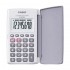 Casio Handheld Calculator - 8 Digits, Large Display, Regular Percent, White (HL-820LV-WE-W)