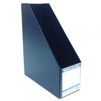 East-File PVC Magazine Box Filing Case — 4" (Item No:B11-95 BL) A1R5B84