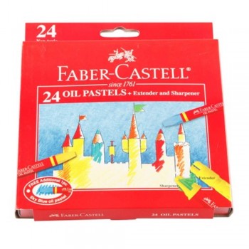 Faber Castell Oil Pastel Box 121224 - 24 Colour (Item No: B05-08) A1R2B136