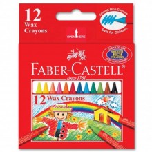 Faber Castell Wax Crayons 122412 - 12pcs (Item No: A02-22) A1R1B152