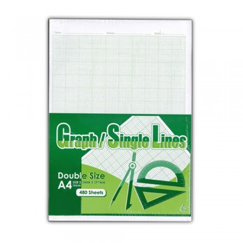Science Graph Paper A4 480 sheets