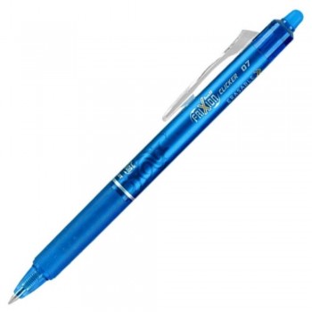 Pilot FriXion Ball Clicker - Erasable Gel Ink Pen 0.7mm LIGHT BLUE (Item No: A01-17 FXBC.7LB) A1R1B199