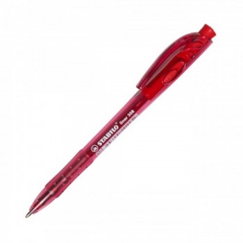 Stabilo Liner 308 Retractable - Ballpoint Pen (Medium) Red (Item No: A03-02 308M/RD) A1R1B171