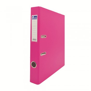 EMI PVC 50mm Lever Arch File F4 - Fancy Pink