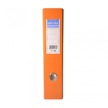 EMI PVC 75mm Lever Arch File A4 - Orange