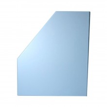 6" PVC Magazine Box File - Fancy Blue