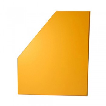 6" PVC Magazine Box File - Fancy Orange
