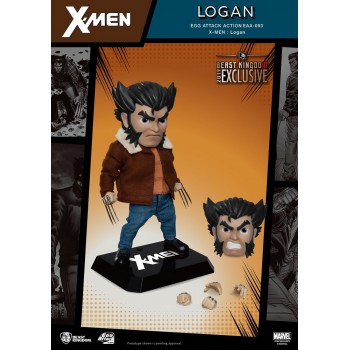 Marvel X-Men - X-Men Logan Egg Action Figure (EAA-093) - Beast-Kingdom 10th Exclusive Limited Edition