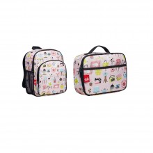 ab New Zealand Single Deck Household Elements Toddler Backpack and Lunch Bag Set