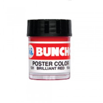 Buncho Poster Color 15CC Poster Color 131 Brilliant Red - 6/Box