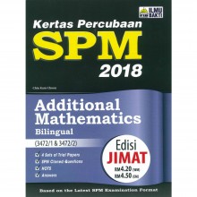 Kertas Percubaan SPM 2018 Additional Mathematics Bilingual
