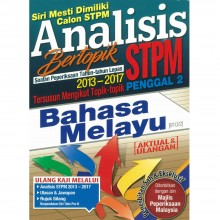 Analisis Bertopik Soalan Peperiksaan Tahun-tahun Lepas 2013-2017 STPM Penggal 2 Bahasa Melayu