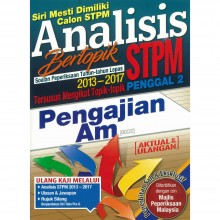 Analisis Bertopik Soalan Peperiksaan Tahun-tahun Lepas 2013-2017 STPM Penggal 2 Pengajian Am